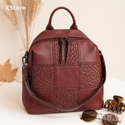 Многофункционална дамска раница-чанта, снимка 5 - Раници - 52572101