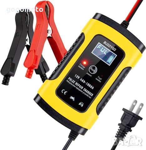 Интелигентно зарядно за акумулатор 12V,6A,100Ah,БУС, ДЖИП, автомобил кола,лодка, снимка 2 - Аксесоари и консумативи - 41637717