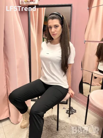 Нов дамски черен панталон, снимка 2 - Панталони - 47959557