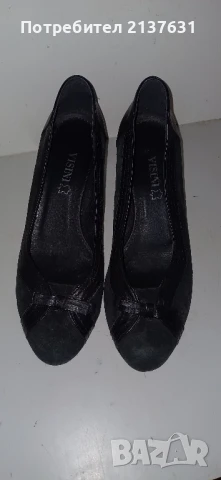 ДАМСКИ ЧЕРНИ ОБУВКИ VISINI N 40, снимка 5 - Дамски елегантни обувки - 50555486