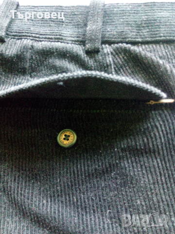 Westbury-черен-кадифен-панталон, снимка 4 - Панталони - 36355884