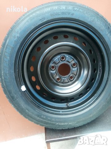 Авто гума Michelin  205/55/16  с джанта 16 цола-35лв, снимка 3 - Гуми и джанти - 40516991
