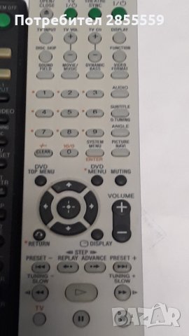 SONY  remote control  дистанционни за ресийвър и дом.кино, снимка 3 - Ресийвъри, усилватели, смесителни пултове - 34185644