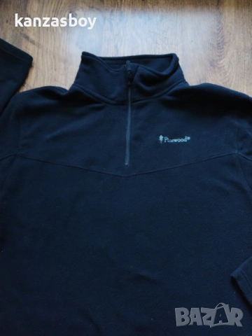 pinewood zip fleece tiveden - страхотен мъжки полар КАТО НОВ ХЛ, снимка 4 - Блузи - 53168132