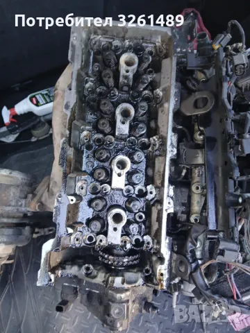 цилиндрова глава за мерцедес 646мотор обурудвана, снимка 3 - Части - 49502921