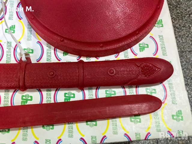 Стар пластмасов комплект "РИЦАР" , снимка 9 - Антикварни и старинни предмети - 52520447