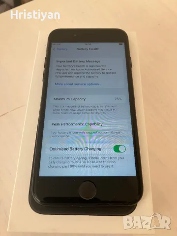 Iphone 7 Черен 32gb, снимка 2 - Apple iPhone - 48100606