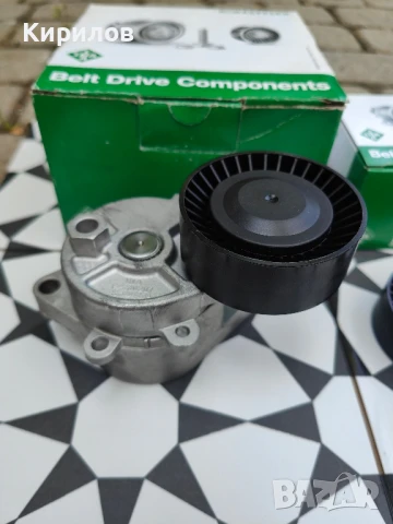 Обтяжна ролка BMW E46 НОВИ! за климатик + ролка пистов ремък, БМВ е46, INA 534010410, снимка 2 - Части - 50505416