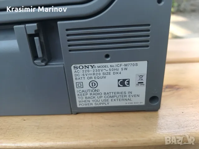 Sony ICF-M770S *Продавам*, снимка 5 - Радиокасетофони, транзистори - 55929630