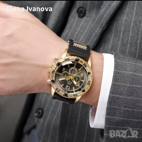 Уникален стилен часовник , снимка 2 - Мъжки - 53191872