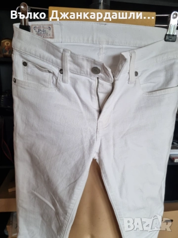 Дамски бели дънки Ralph Lauren, размер 27, снимка 7 - Дънки - 53150937