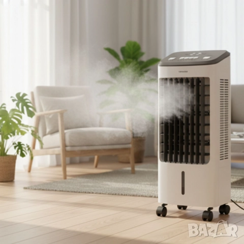 ЛИКВИДАЦИЯ WINDENO 2-в-1 Въздушен охладител и овлажнител – 23 x 22 x 52 cm Свежест и комфорт през ля, снимка 3 - Други стоки за дома - 52042137