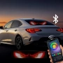 Динамичен LED екран за автомобили и реклами – USB & Bluetooth контрол, снимка 2