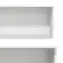 vidaXL Рецепционно бюро, бяло, 100x50x103,5 см, инженерно дърво, снимка 8