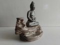 керамична статуетка на Буда от Тайланд, за ароматни пръчици, снимка 1 - Декорация за дома - 41759927