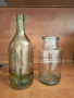 Стъклен буркан и бутилка, снимка 2