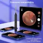 Нова Камера за почистване на уши 1920P HD отоскоп 6 LED 8 накрайника за iOS Android, снимка 8