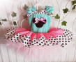 Рокля Мини в цветовете на торта, снимка 1 - Детски рокли и поли - 36137324