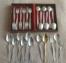 Посребрени мелхиорени лъжици ,вилици за супа от СССР , снимка 2