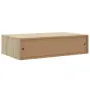 vidaXL Стенни рафтове с чекмеджета, 2 бр, дъб, 40x23,5x10 см, МДФ, снимка 9