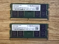 64GB DDR5 Ram 5600MHz Рам Памет За Лаптоп Transcend J5600ASE-32G, снимка 1
