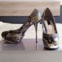Елегантни обувки Blink, змийска шарка,38 номер , снимка 4
