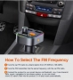 FM, Bluetooth Трансмитер за кола с 2 USB и 1 USB type-c HF58, снимка 7