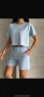 Дамски Летен Комплект Тениска И Къси Панталонки👚🩳Дамски Къс Екип - 4 Цвята Код BS-46, снимка 3