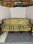Старинен Диван сет с два фотьойла и табуретка за реставриране , снимка 4