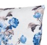 Декоративна възглавница Blue Floral,  50x30cм, Бял/ син, снимка 3