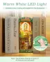 Gleamkid DIY комплект Book Nook с LED осветление, снимка 5