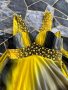 Дълга жълта рокля
