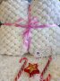 Бебешко одеалце пелена Ализе Пуфи за подарък , снимка 1 - Спално бельо и завивки - 38994489