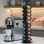 Метална въртяща се стойка Cheffinger за 40 капсули Nespresso - ред и бърз достъп до любимото кафе, снимка 1