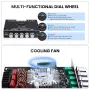 ZK-HT21 Bluetooth 2.1 канален аудио усилвател 160W×2+220W, снимка 9