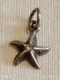 Сребърна висулка морска звезда с кристал фешън АРТ БИЖУ 26028, снимка 5