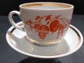 Комплект Чаша+чинийка.Руски порцелан за чай.Маркировка., снимка 1
