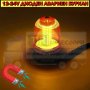 12-24V Диоден авариен буркан, маяк, Сигнална лампа маяк на магнит, снимка 4