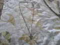 Сребърно ланче с кръстче, снимка 1