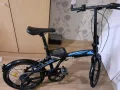 Ново алуминиево сгъваемо колело 20цола с 7 скорости. , снимка 11