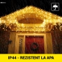 1️⃣2️⃣ Метра Висящи Коледни Лампи Тип Завеса / Топла Бяла Светлина - ⚠️29,90лв. 8режима на Светене, снимка 1