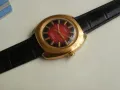 Заря голям 40 мм. руски мъжки часовник позлатен , снимка 5