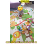 Сгъваемо детско килимче за игра, топлоизолиращо 160x180x1cm - Трафик + Джунгла- КОД 4142, снимка 11