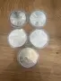 Лот инвестиционни сребърни монети по 1oz 9999 , снимка 1