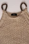 Рокля Плетена с Мъниста – Бежова, снимка 5