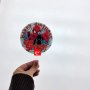 happy birthday Спайдърмен Spiderman пластмасов топер украса табела за торта рожден ден, снимка 3
