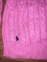Polo Ralph Lauren Розов плетен пуловер за жени и момичета, размер малък, снимка 2