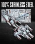 Piececool 3D пъзел метален син космически боен кораб, 259 части, снимка 2