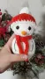 Плетена играчка "Снежен човек", снимка 3