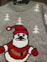 Топли детски пуловери, сив цеят с дядо Коледа , снимка 3